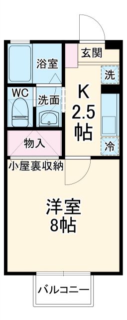 コーポラス泉の間取り写真