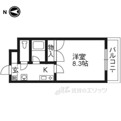 GripKyo田辺の間取り写真