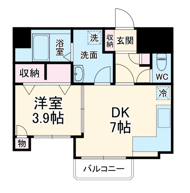 ライオンズマンション大手前第2の間取り写真