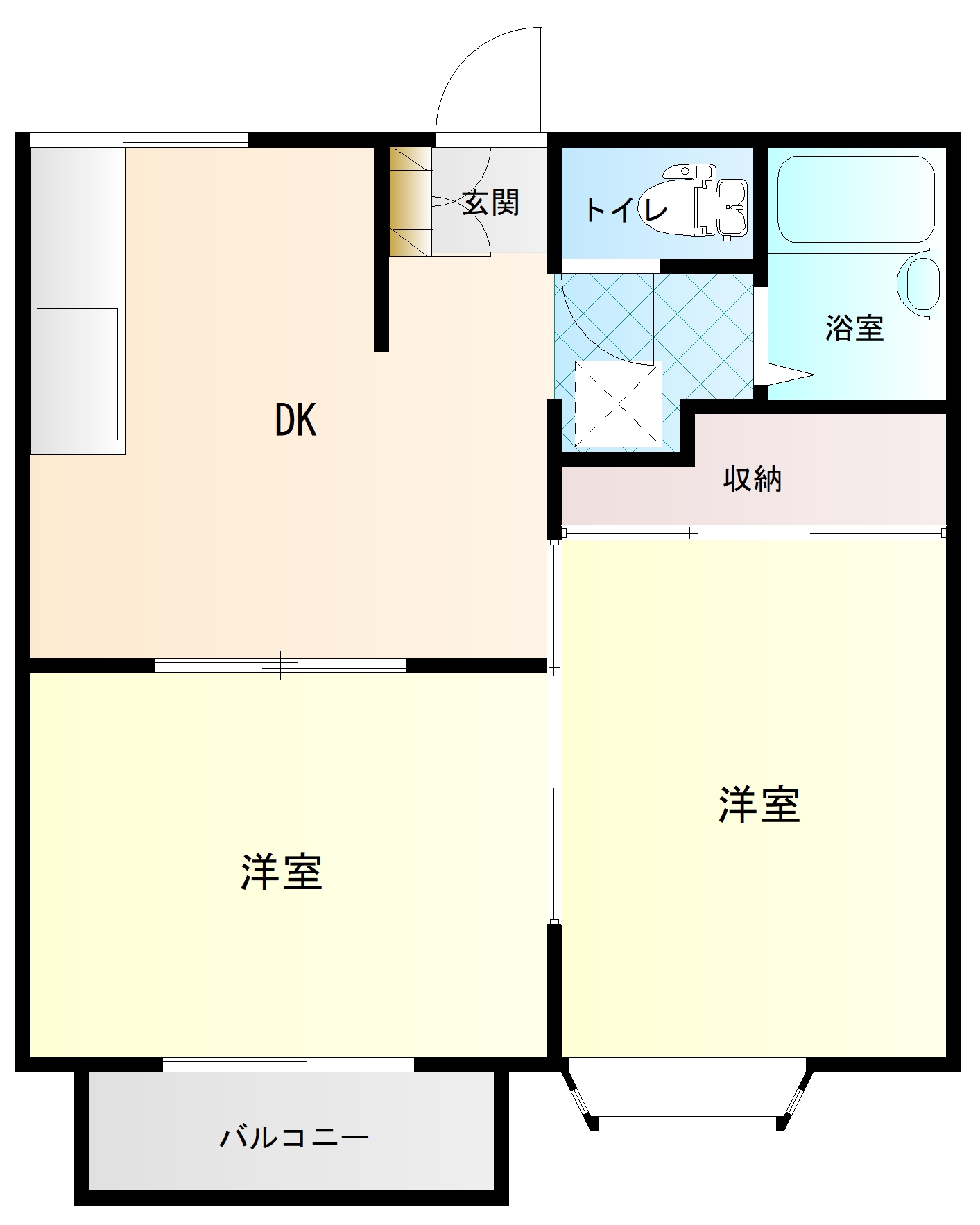 ドリームタウン貢川Ａの間取り