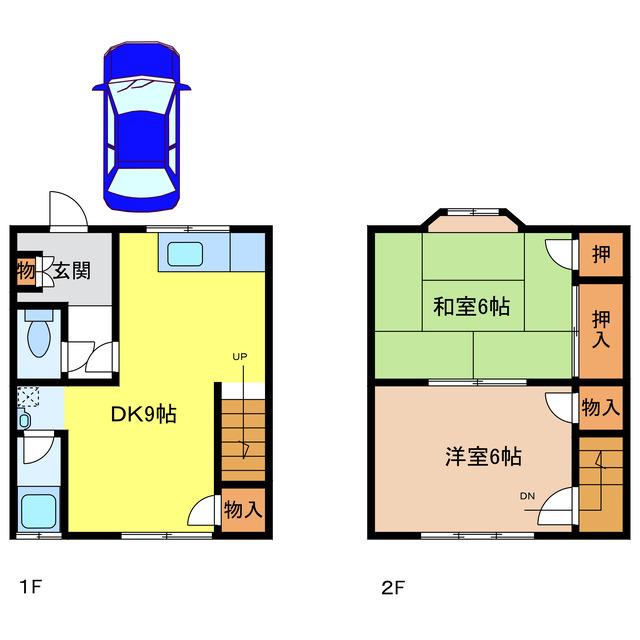 大熊アパートの間取り