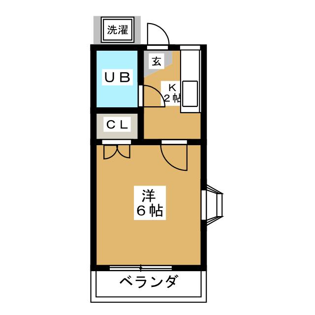 ハイツ小川の間取り