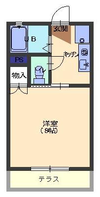 コーポヤナギIの間取り