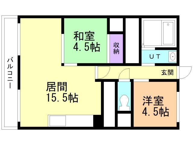 サンハイツかどやの間取り
