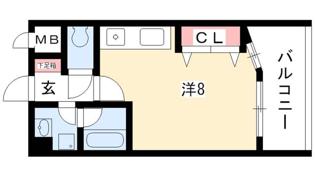 CITY SPIRE 名駅北の間取り