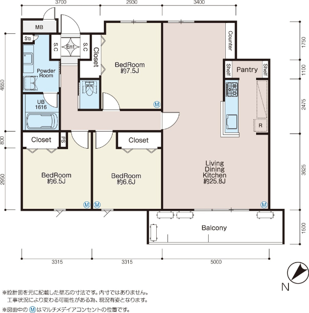 プレステージ吉祥寺の間取り