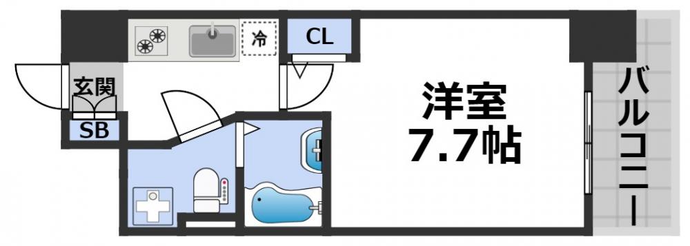 SERENiTE本町エコートの間取り