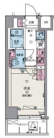 さいたま市南区白幡のマンションの間取り