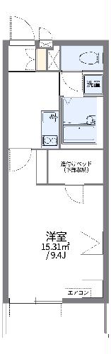 レオパレスマルトウェーブの間取り