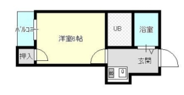 広島市中区加古町のマンションの間取り