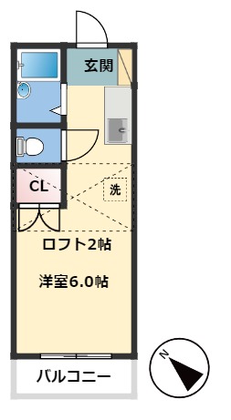 【ハイツリコーの間取り】