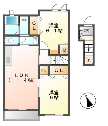 プラザサンライズＡ棟の間取り