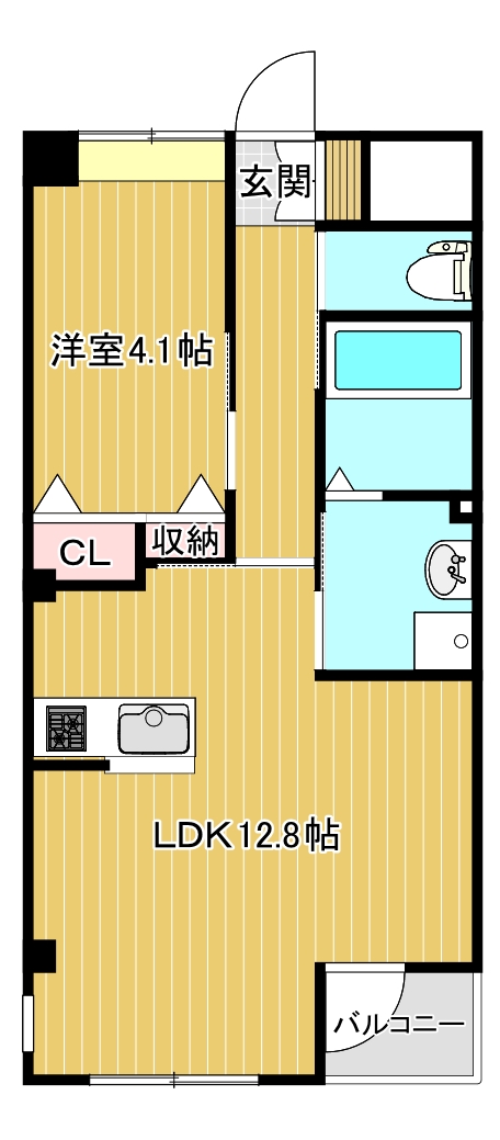 コンフェティの間取り