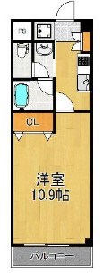 横浜市港北区箕輪町のマンションの間取り