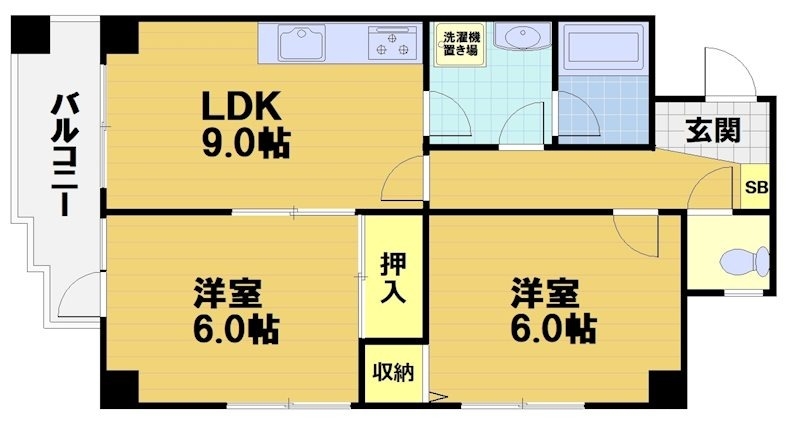 エスポワール西京極の間取り