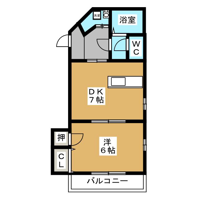 第一金田マンションの間取り