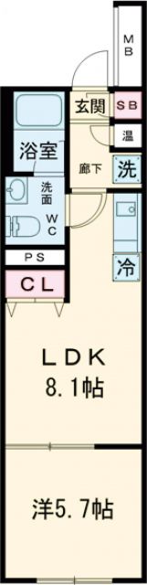 ＴＲＡＤＩＳ西池袋の間取り