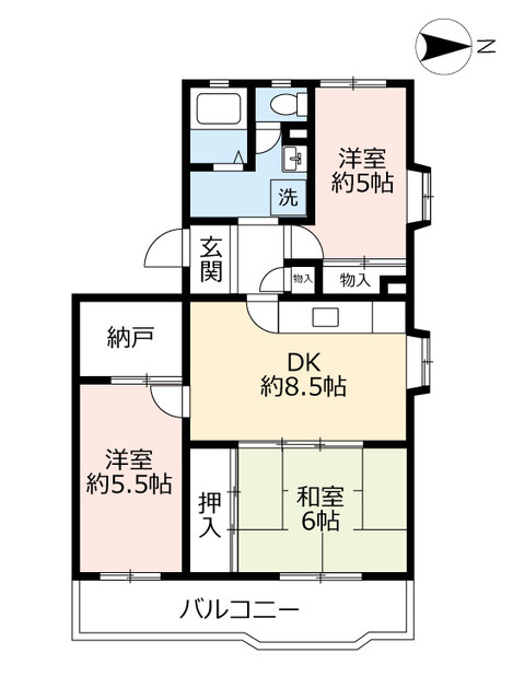 ＵＲアーバニア滝子南の間取り