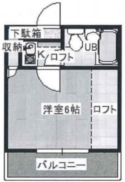 リバーサイド吉川 B棟の間取り