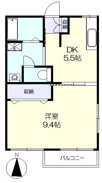 フォーブル築山の間取り