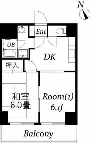 横浜市鶴見区本町通のマンションの間取り