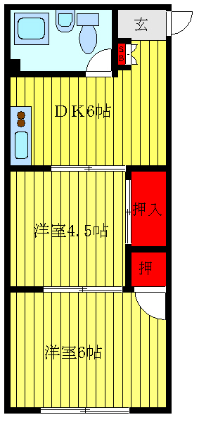 豊島区東池袋のマンションの間取り