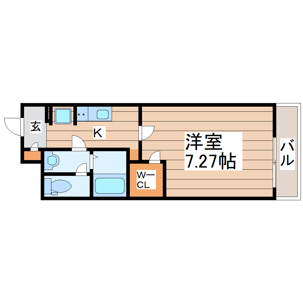 【SANA卸町の間取り】