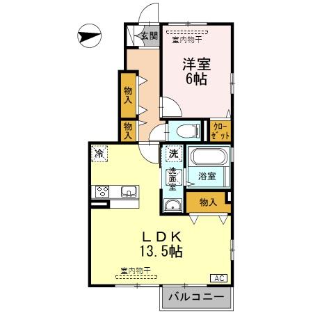 Peridot　Iの間取り