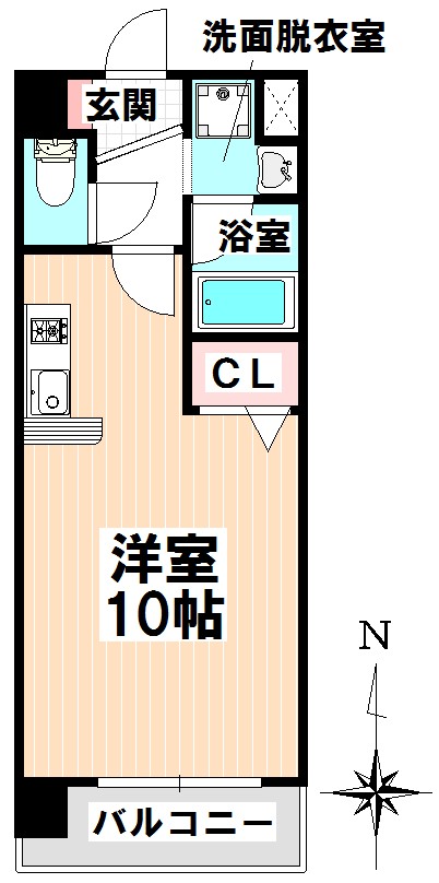 ベレーサ新瑞橋の間取り