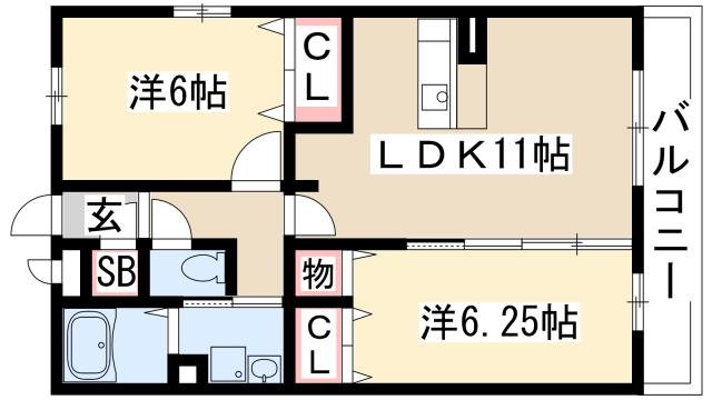 タクティスの間取り