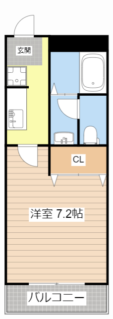 犬上郡豊郷町大字下枝のマンションの間取り