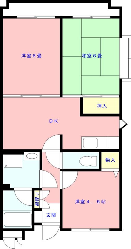 レキオ幕張本郷の間取り