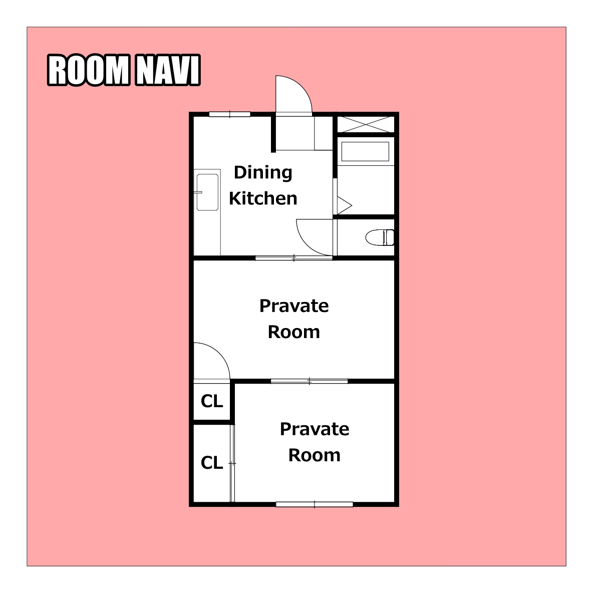 朝日マンションの間取り