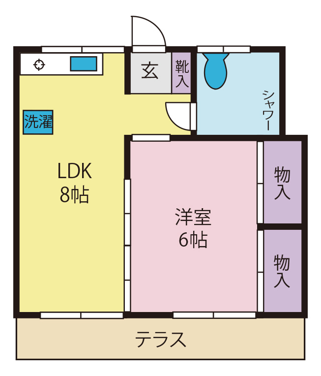 かが屋の間取り