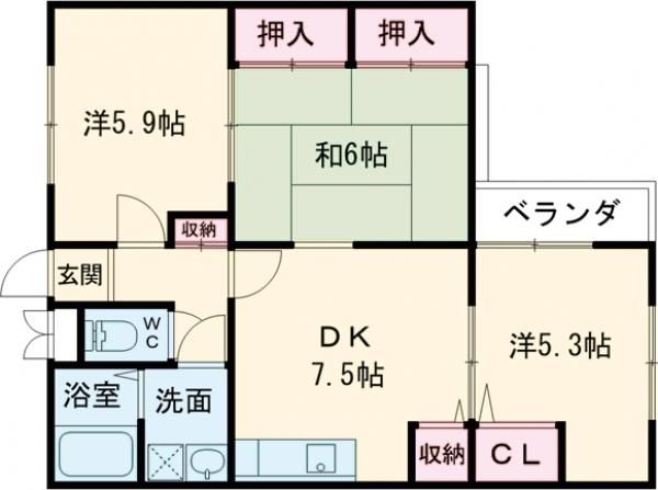 キロックス向日町の間取り