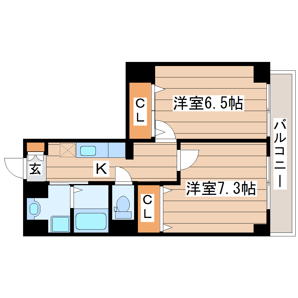 ベルフィオーレ二日町の間取り