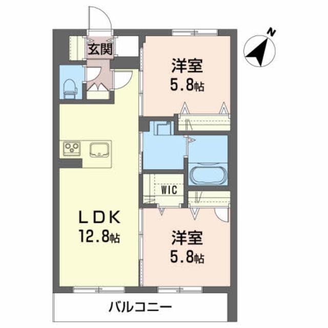 メゾンマスト川尻の間取り