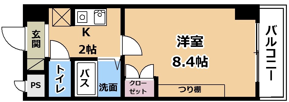 グリーンロード山手の間取り