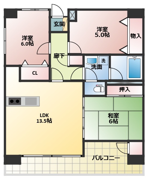ビューフォートの間取り