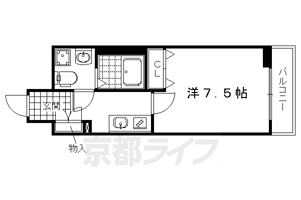 ファーストフィオーレ京都西陣の間取り写真