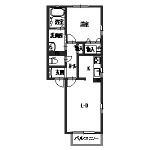 メゾンアーク　Bの間取り