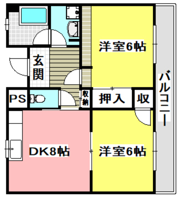 千里パークサイドテラスの間取り