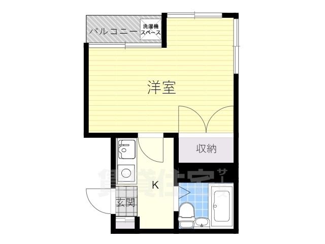 吹田市山田東のマンションの間取り