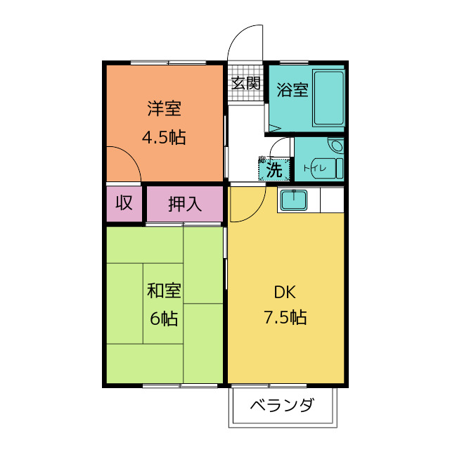 メゾン伊藤Iの間取り