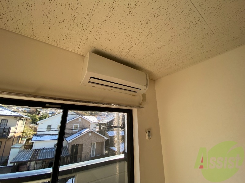 その他設備　エアコンが付いていますので寒暖対策もばっちり。