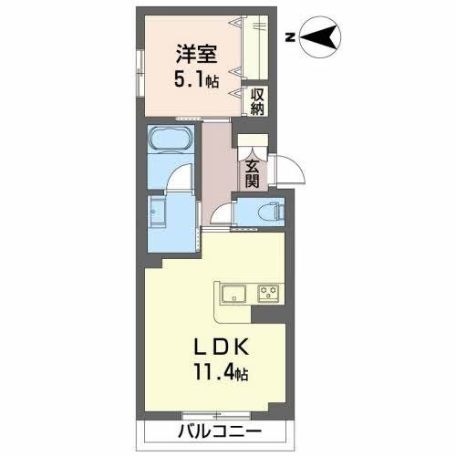 Floraison RICO（フロレゾン　リコ）の間取り