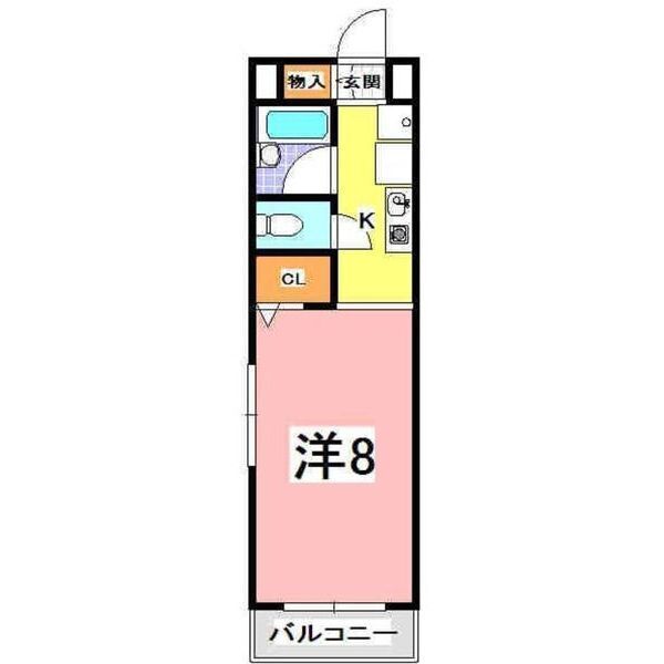 明石市和坂のマンションの間取り