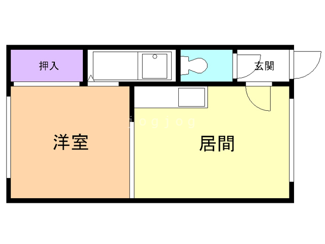 コーポ若草２の間取り