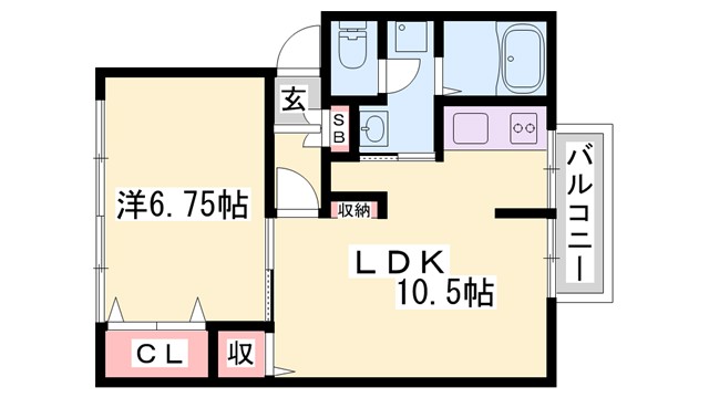 アーバン御国野の間取り