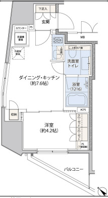 レジディア文京小石川IIの間取り